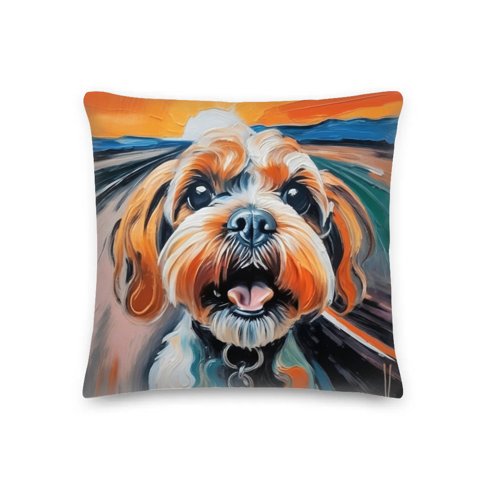 PugMug Custom Lily Premium Pillow