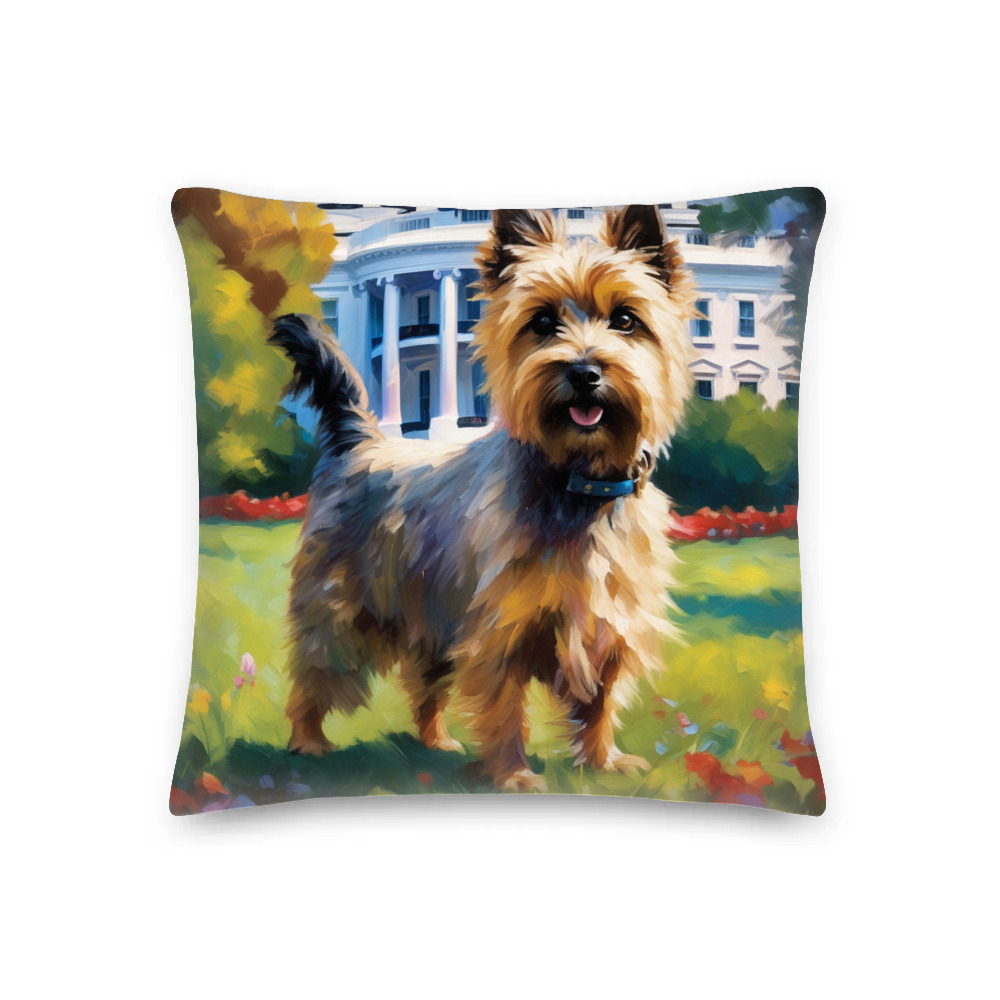 PugMug Custom Cairn Terrier Premium Pillow
