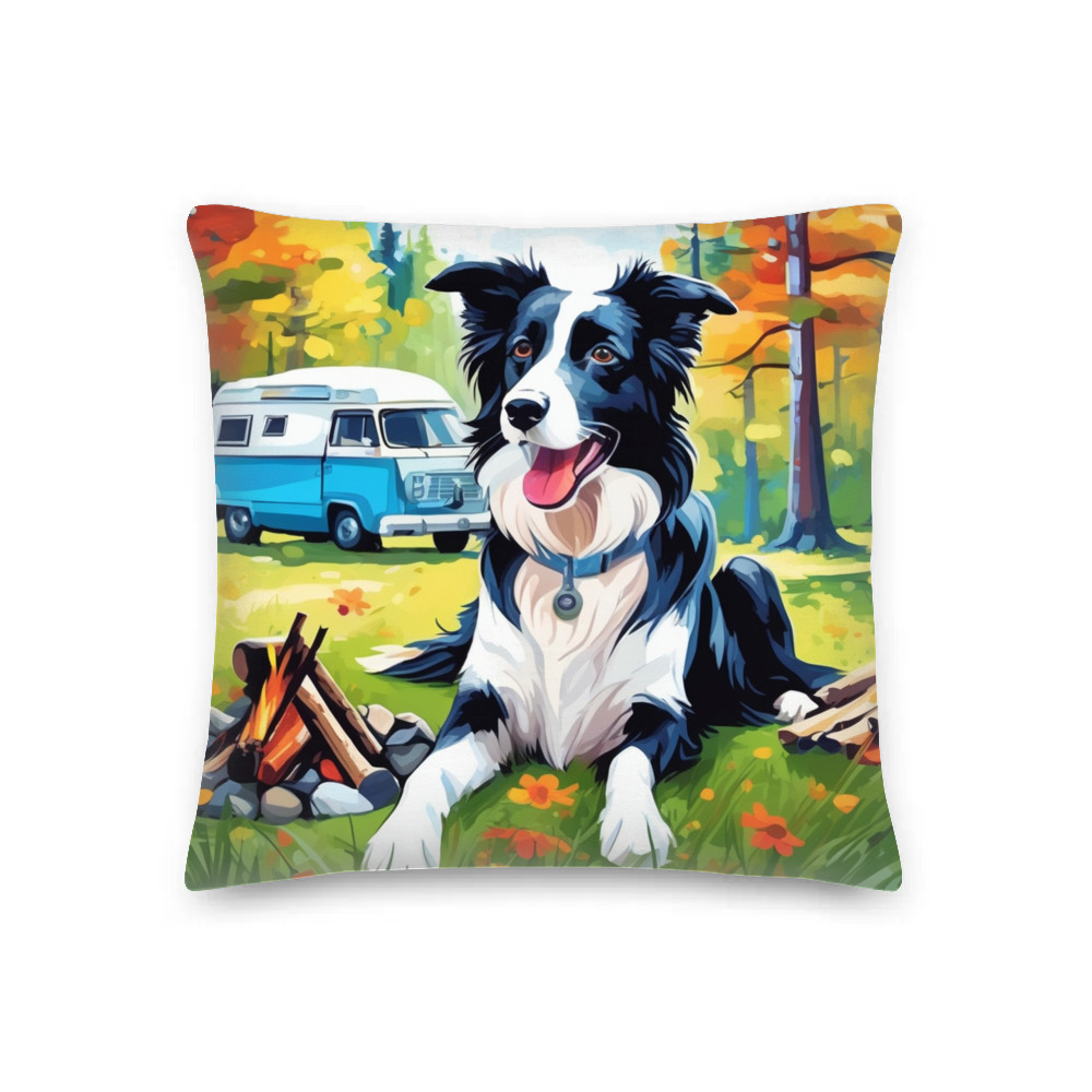PugMug Custom Border Collie Premium Pillow