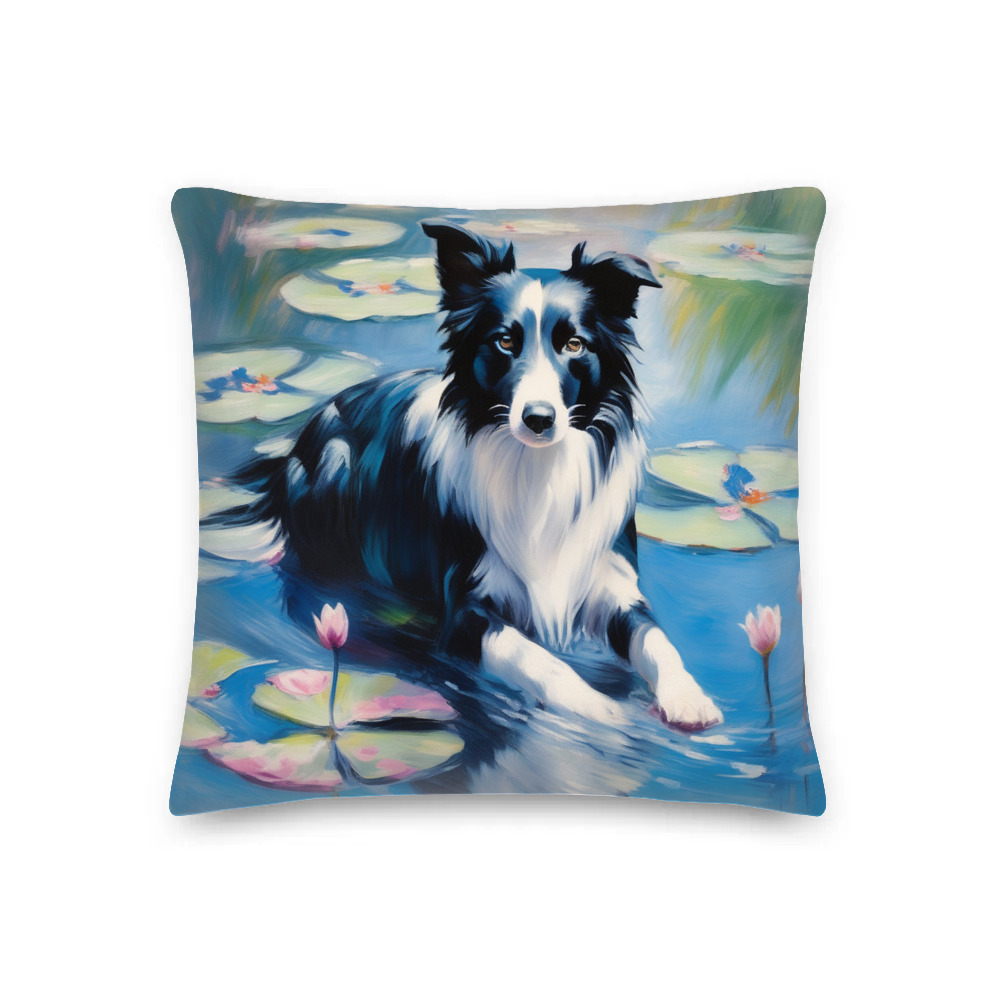 PugMug Custom Border Collie Premium Pillow