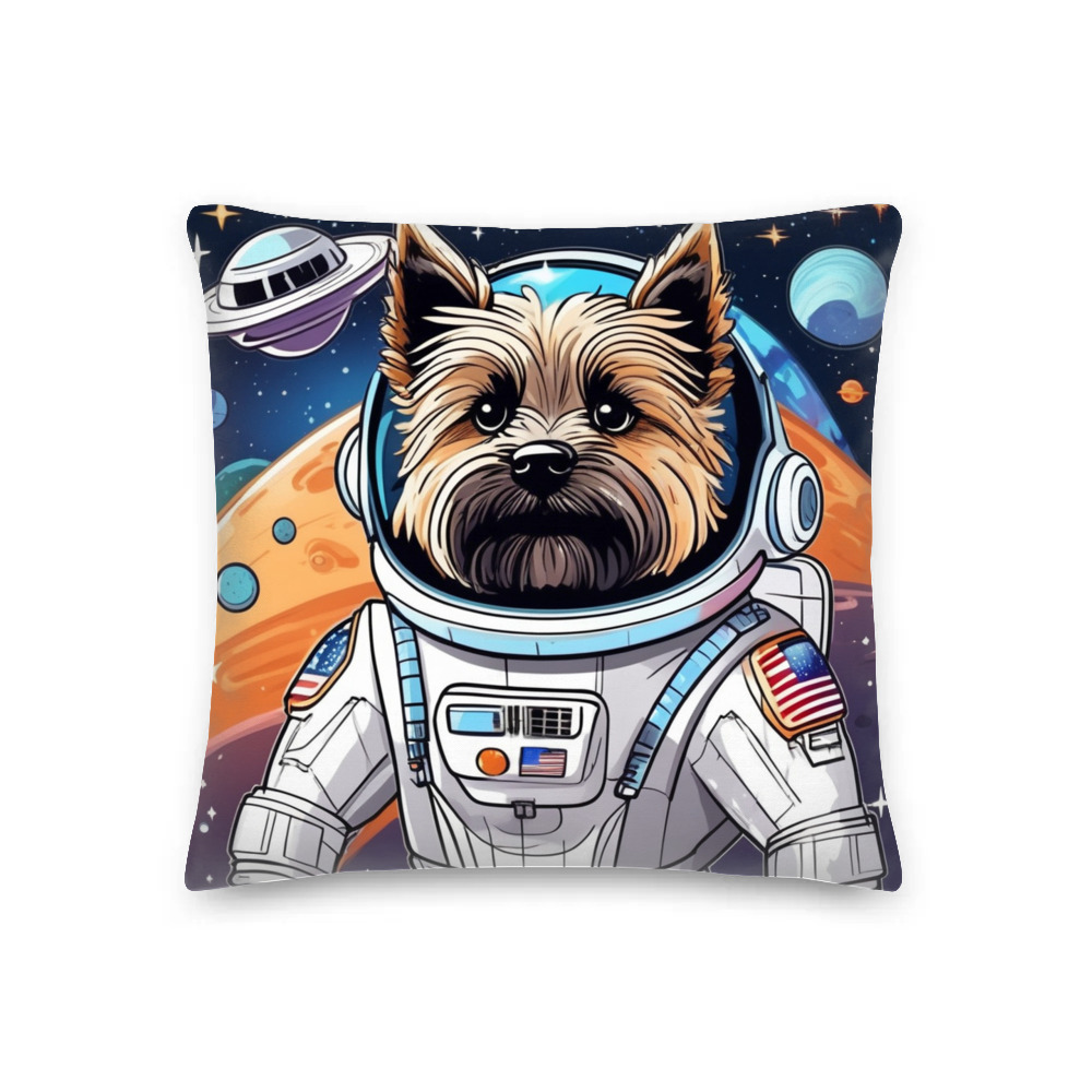 PugMug Custom Cairn Terrier Premium Pillow