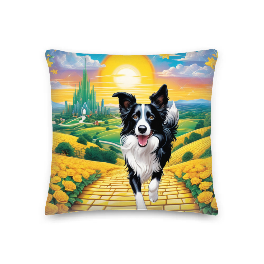 PugMug Custom Border Collie Premium Pillow