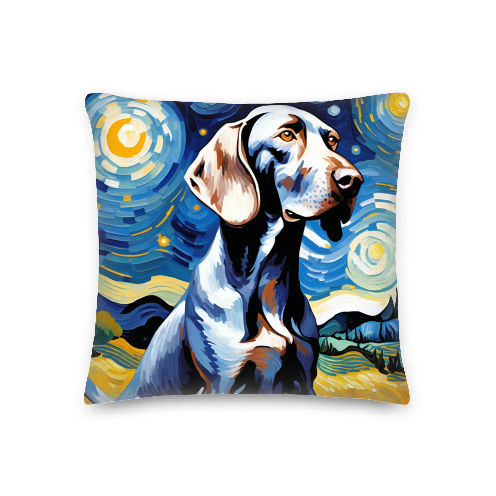 PugMug Custom Weimaraner Premium Pillow