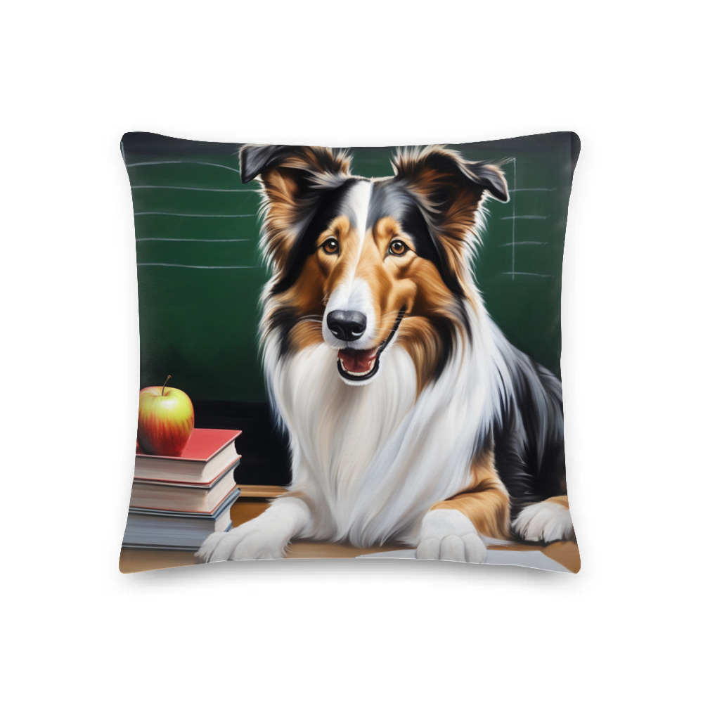 PugMug Custom Collie Premium Pillow