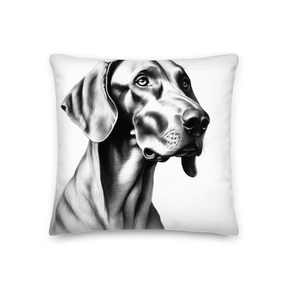PugMug Custom Weimaraner Premium Pillow