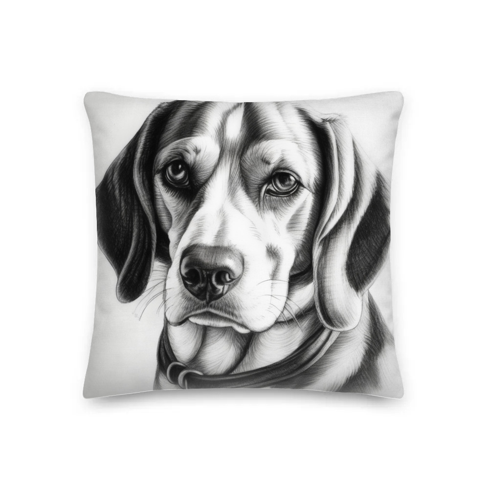 PugMug Custom Beagle Premium Pillow