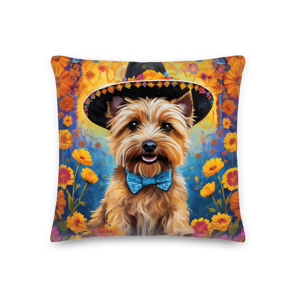 PugMug Custom Cairn Terrier Premium Pillow