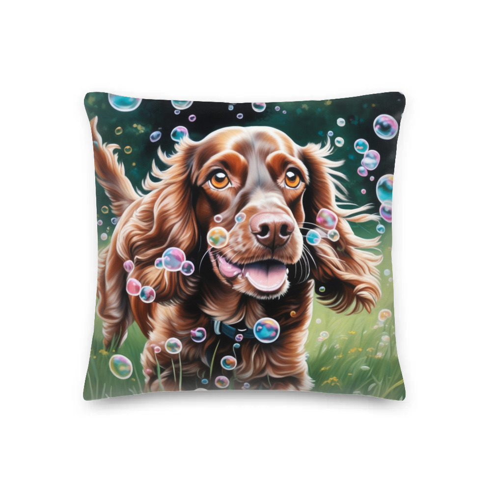 PugMug Custom English Cocker Spaniel Premium Pillow