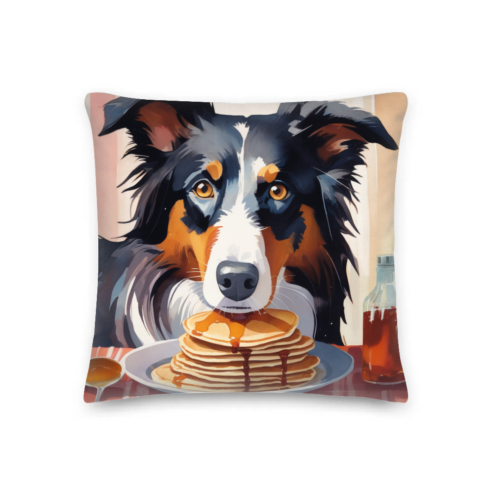 PugMug Custom Border Collie Premium Pillow