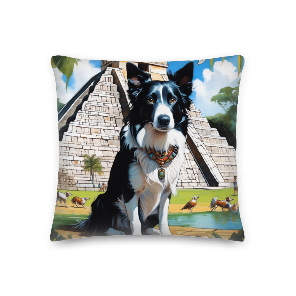 PugMug Custom Border Collie Premium Pillow
