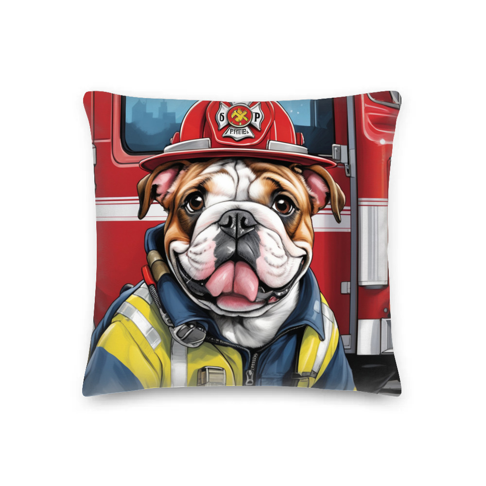 PugMug Custom Bulldog Premium Pillow