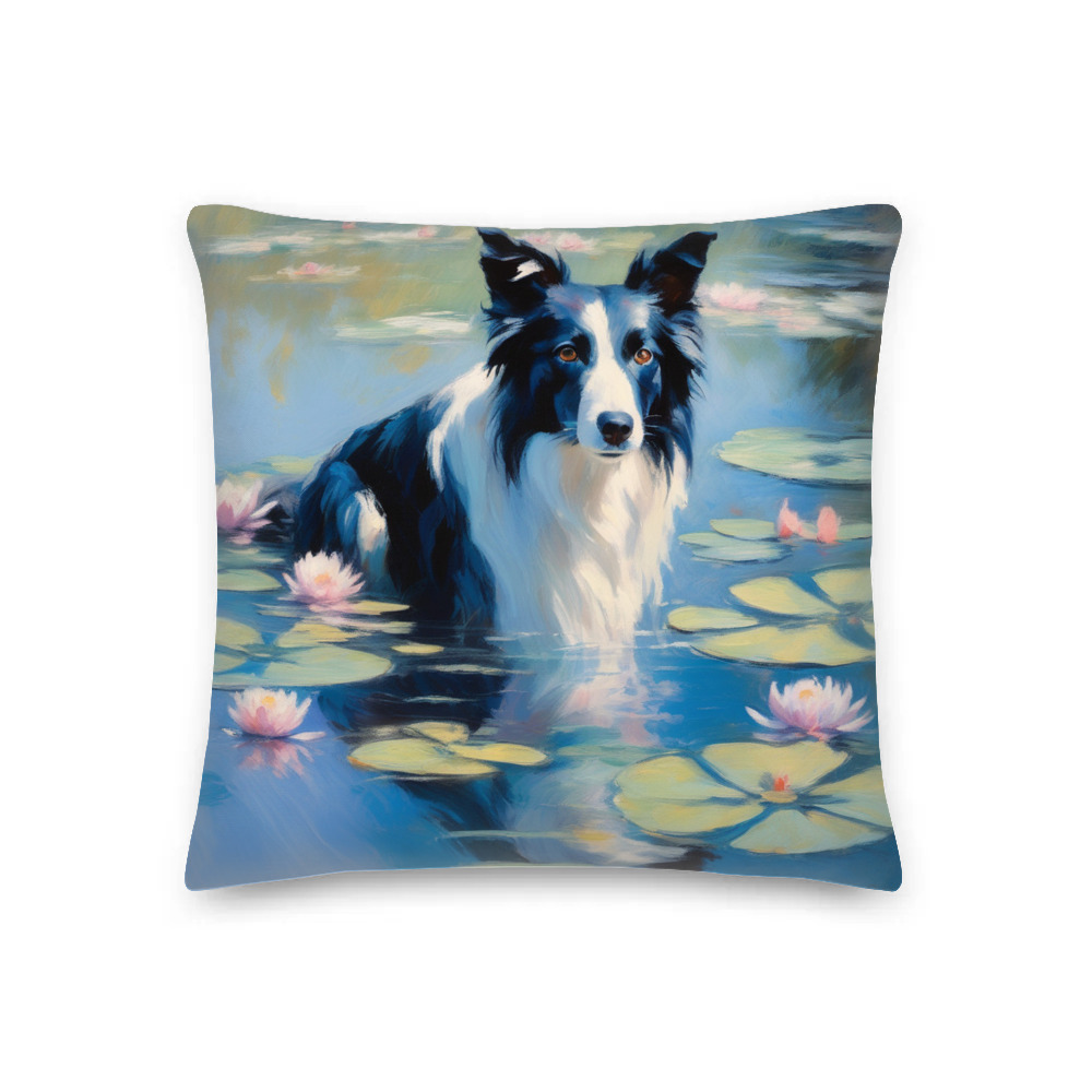 PugMug Custom Border Collie Premium Pillow