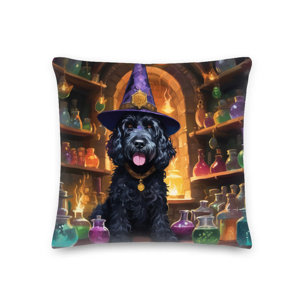 PugMug Custom Portuguese Water Dog Premium Pillow