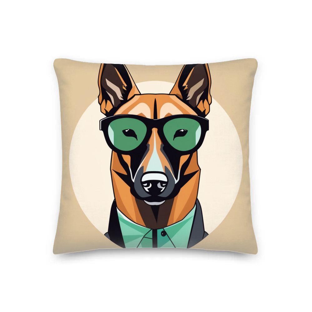PugMug Custom Belgian Malinois Premium Pillow