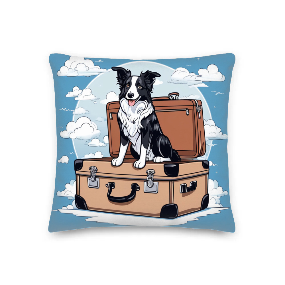 PugMug Custom Border Collie Premium Pillow