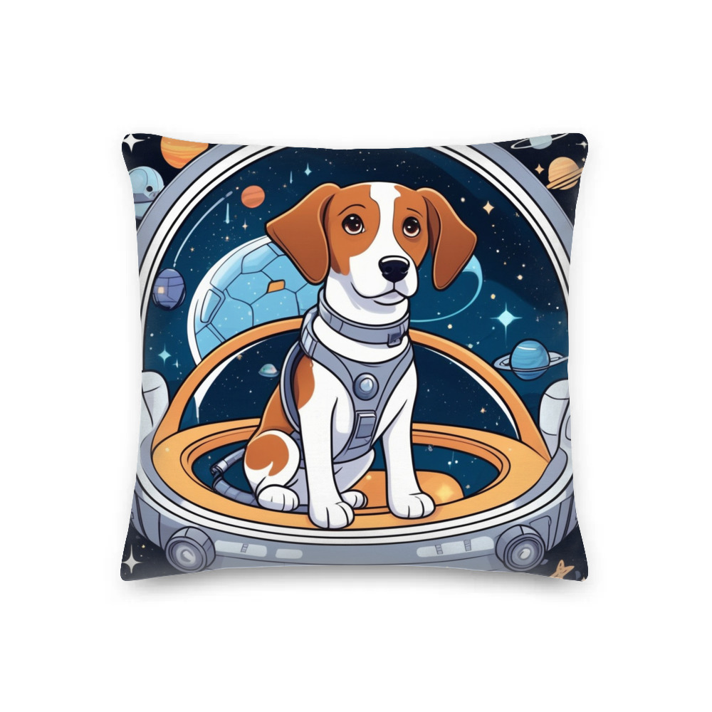 PugMug Custom Brittany Dog Premium Pillow