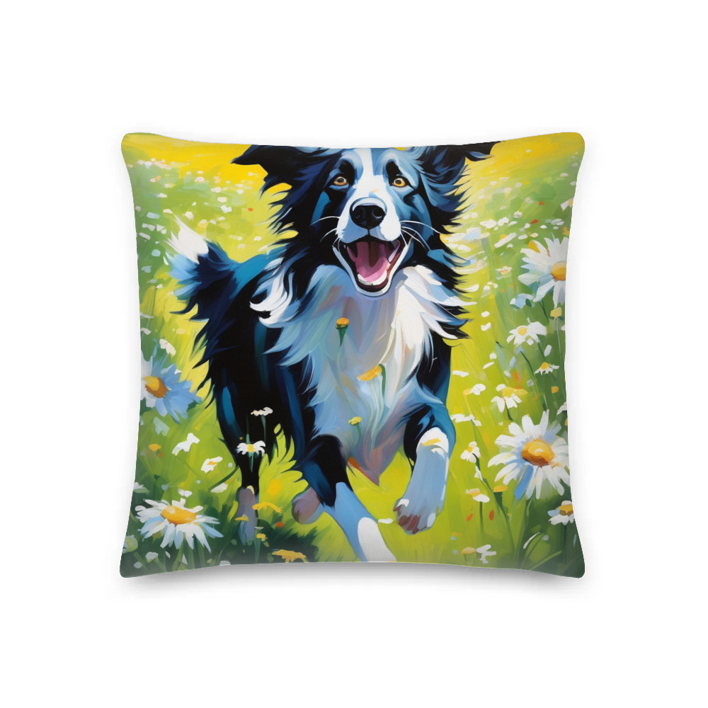 PugMug Custom Border Collie Premium Pillow