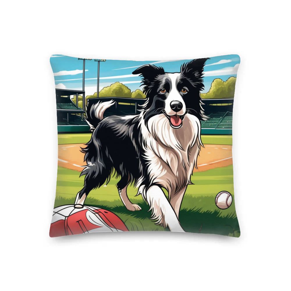 PugMug Custom Border Collie Premium Pillow