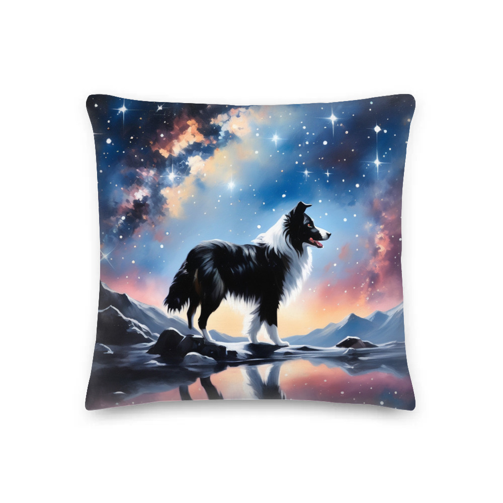 PugMug Custom Border Collie Premium Pillow