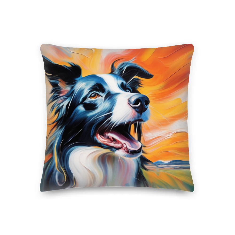 PugMug Custom Border Collie Premium Pillow