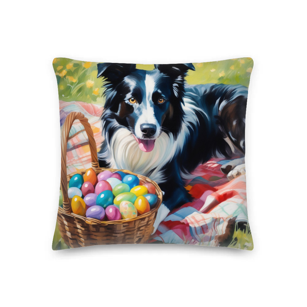 PugMug Custom Border Collie Premium Pillow