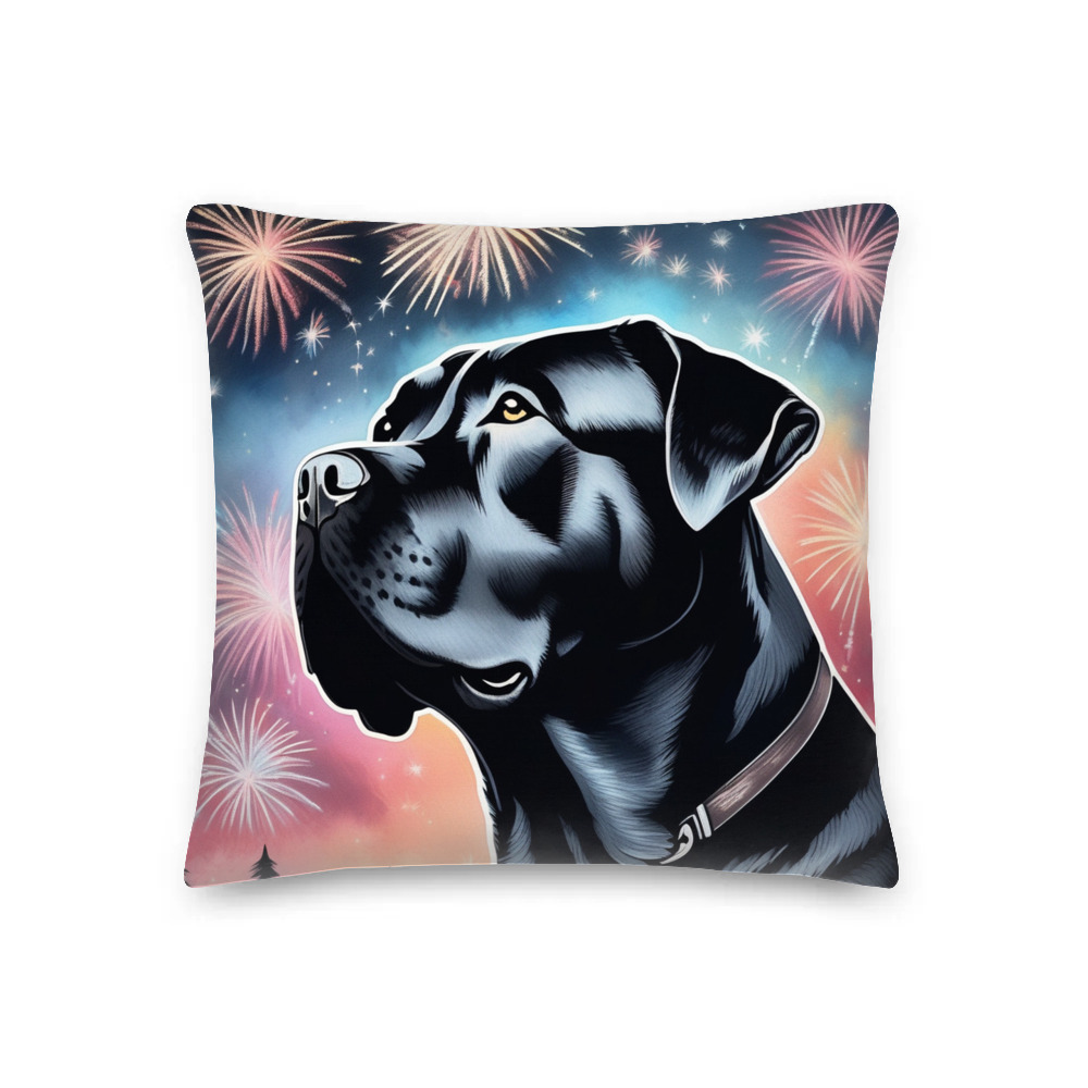 PugMug Custom Cane Corso Premium Pillow