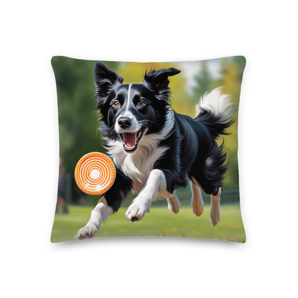 PugMug Custom Border Collie Premium Pillow