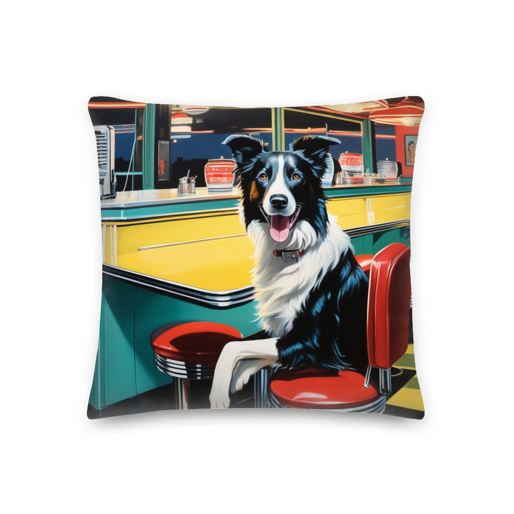 PugMug Custom Border Collie Premium Pillow