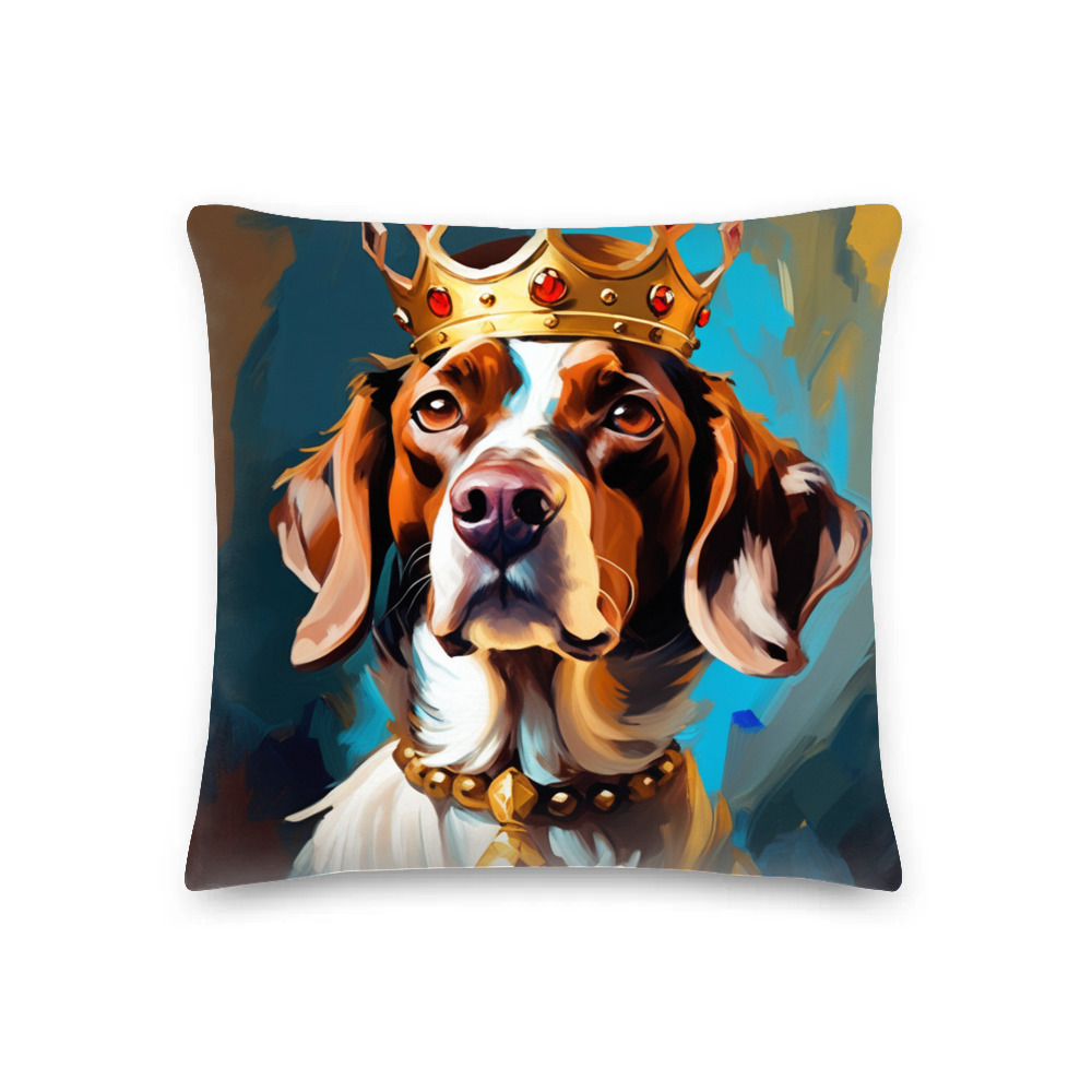 PugMug Custom Pointer Dog Premium Pillow
