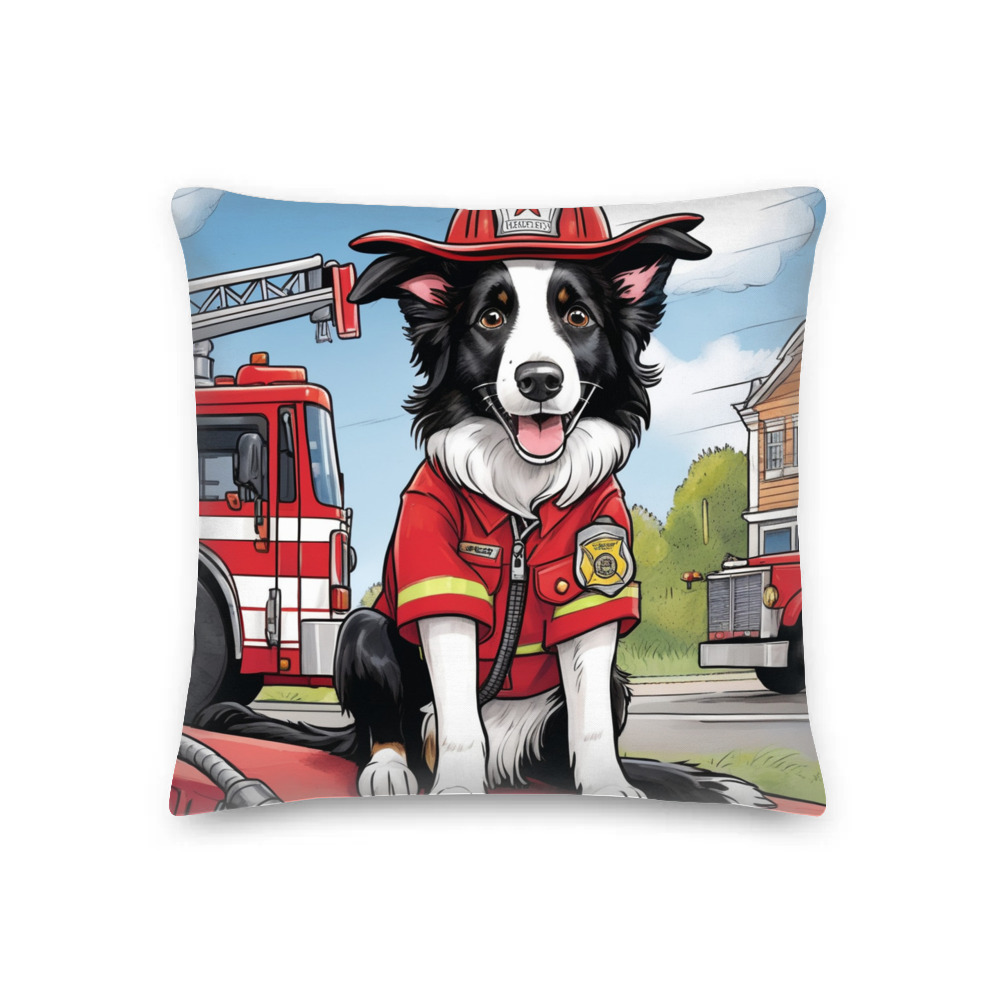 PugMug Custom Border Collie Premium Pillow