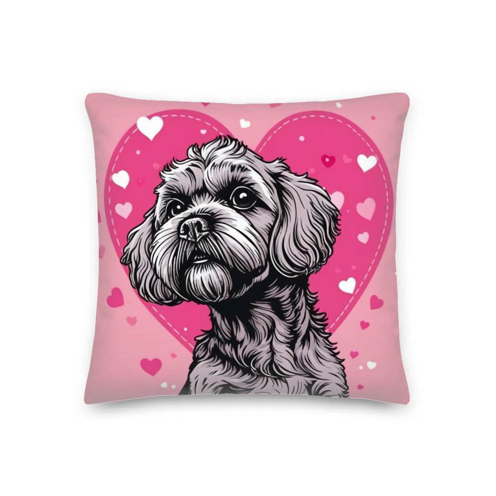 PugMug Custom Lily Premium Pillow