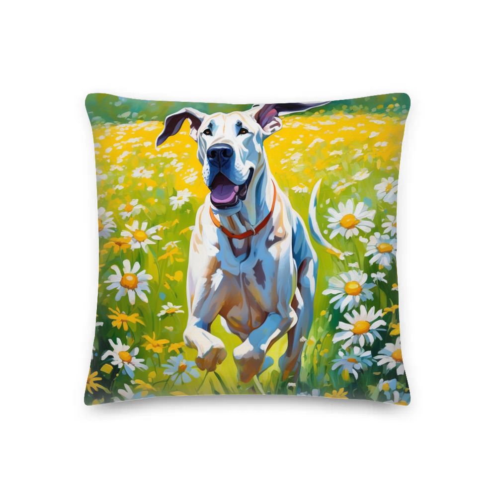 PugMug Custom Great Dane Premium Pillow