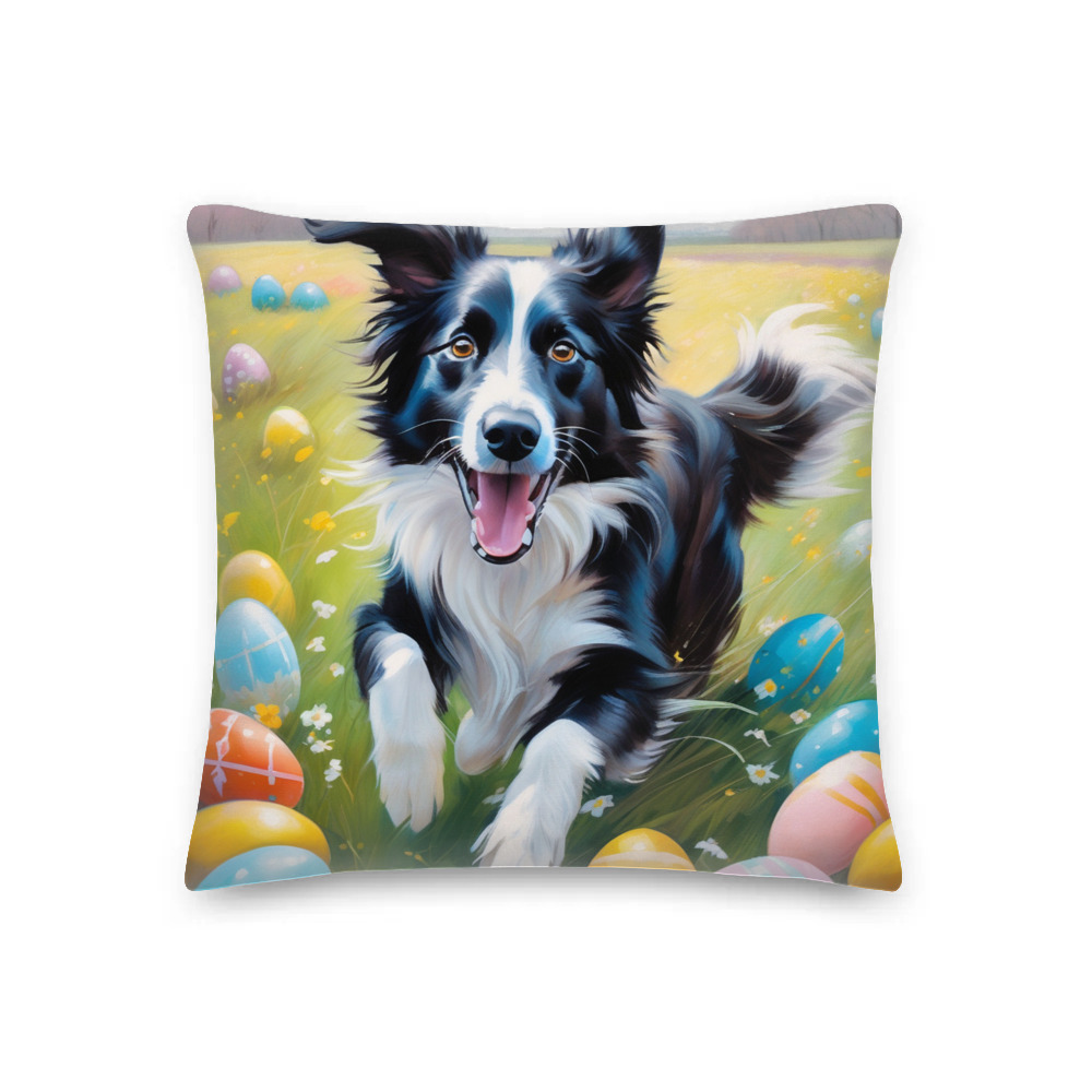 PugMug Custom Border Collie Premium Pillow