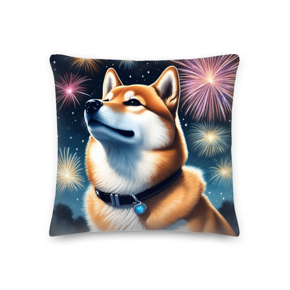 PugMug Custom Shiba Inu Premium Pillow