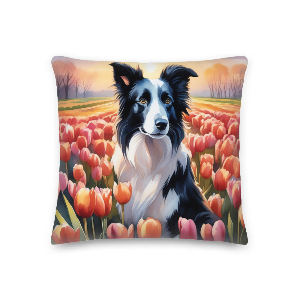 PugMug Custom Border Collie Premium Pillow