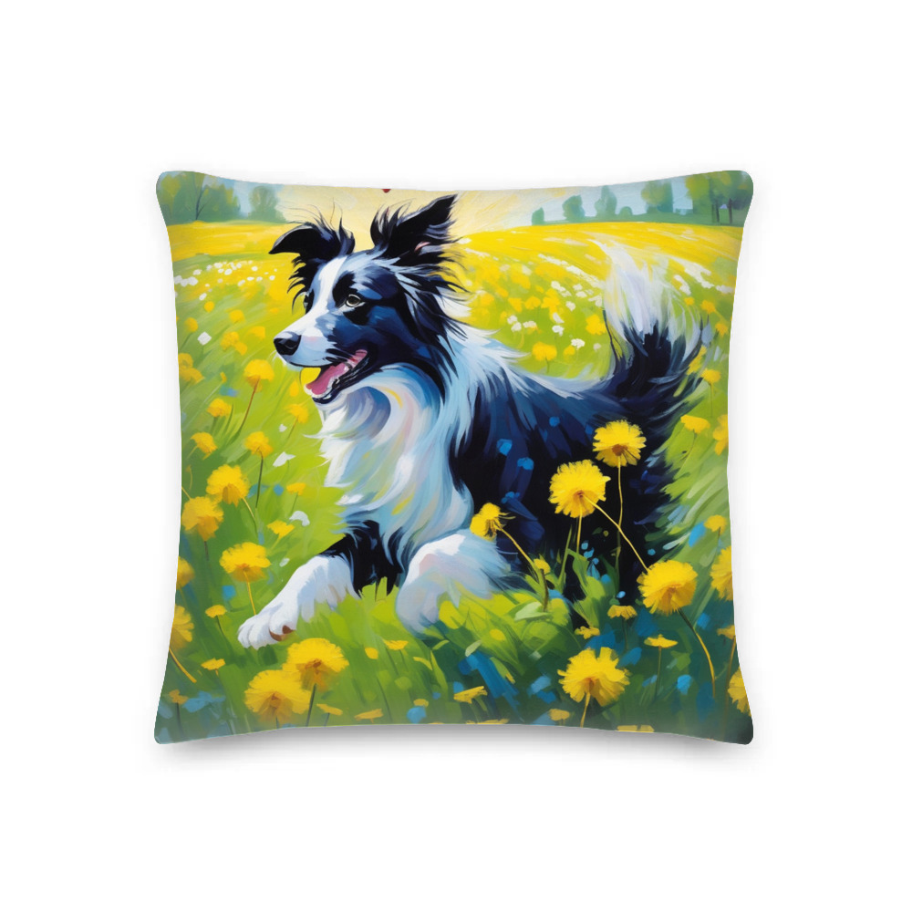 PugMug Custom Border Collie Premium Pillow