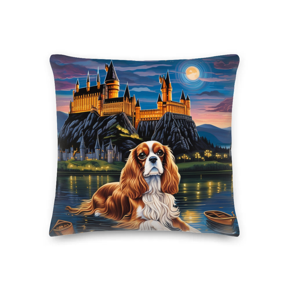 PugMug Custom Cavalier King Charles Spaniel Premium Pillow