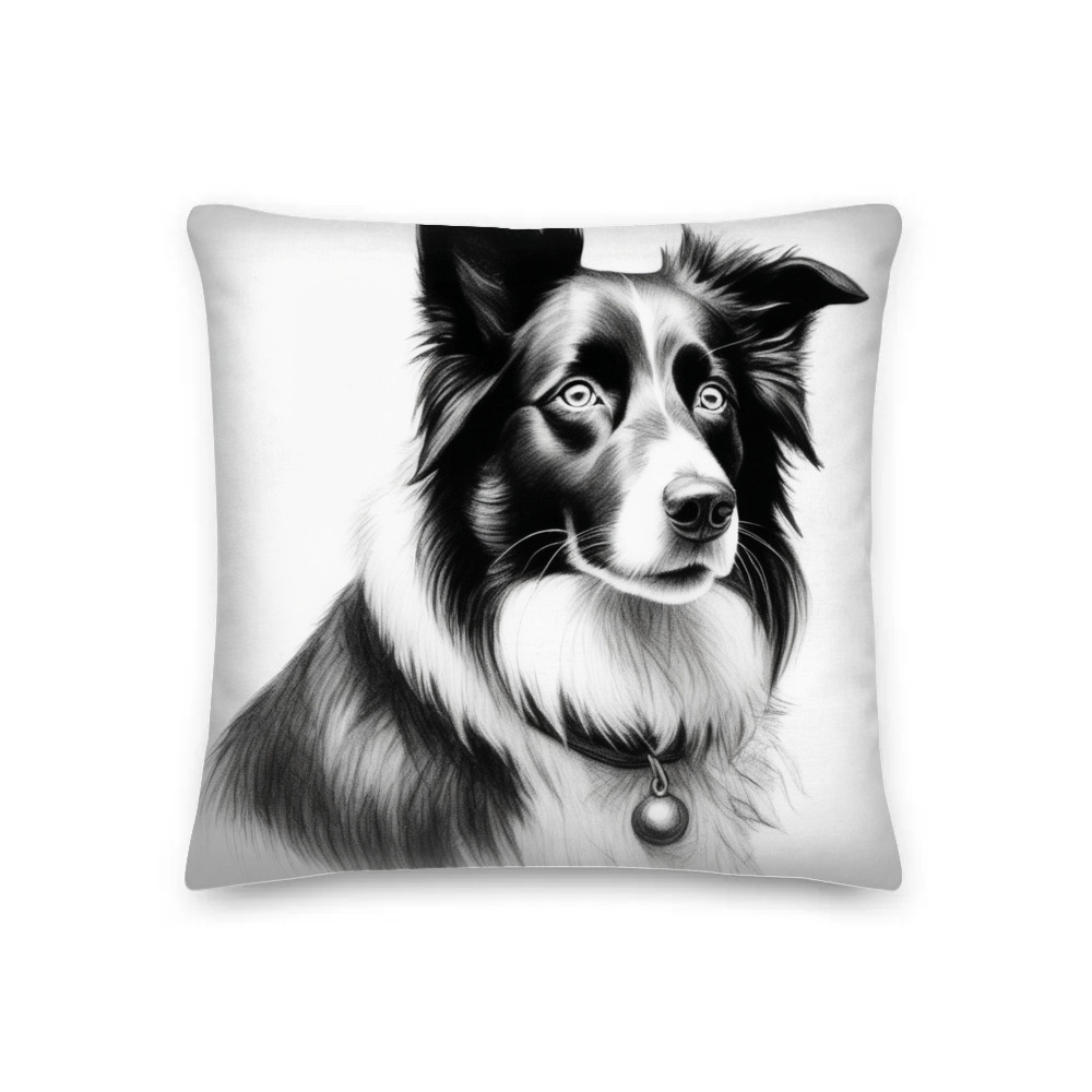 PugMug Custom Border Collie Premium Pillow