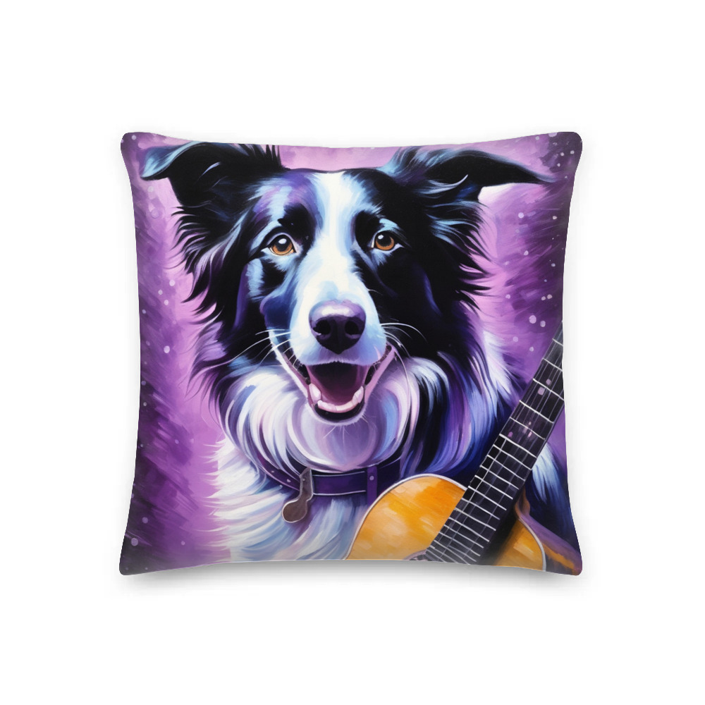PugMug Custom Border Collie Premium Pillow