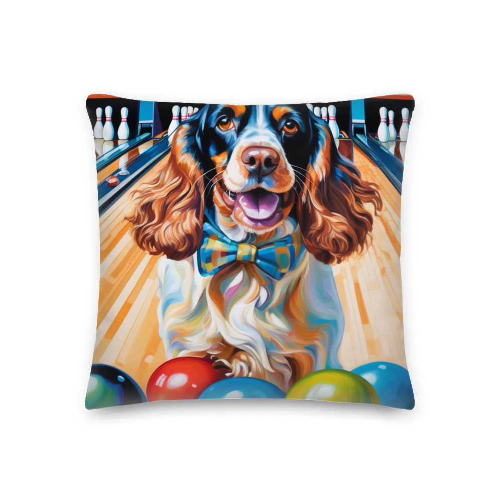 PugMug Custom English Cocker Spaniel Premium Pillow