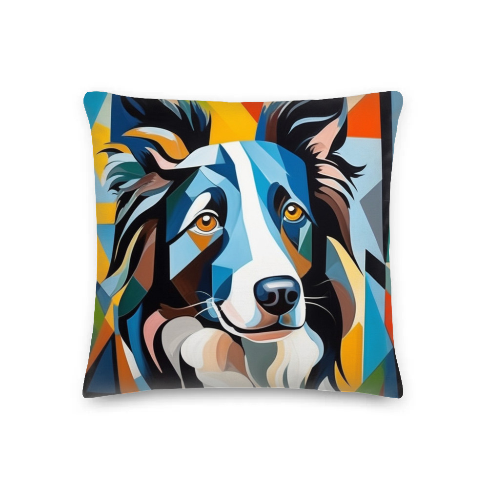 PugMug Custom Border Collie Premium Pillow
