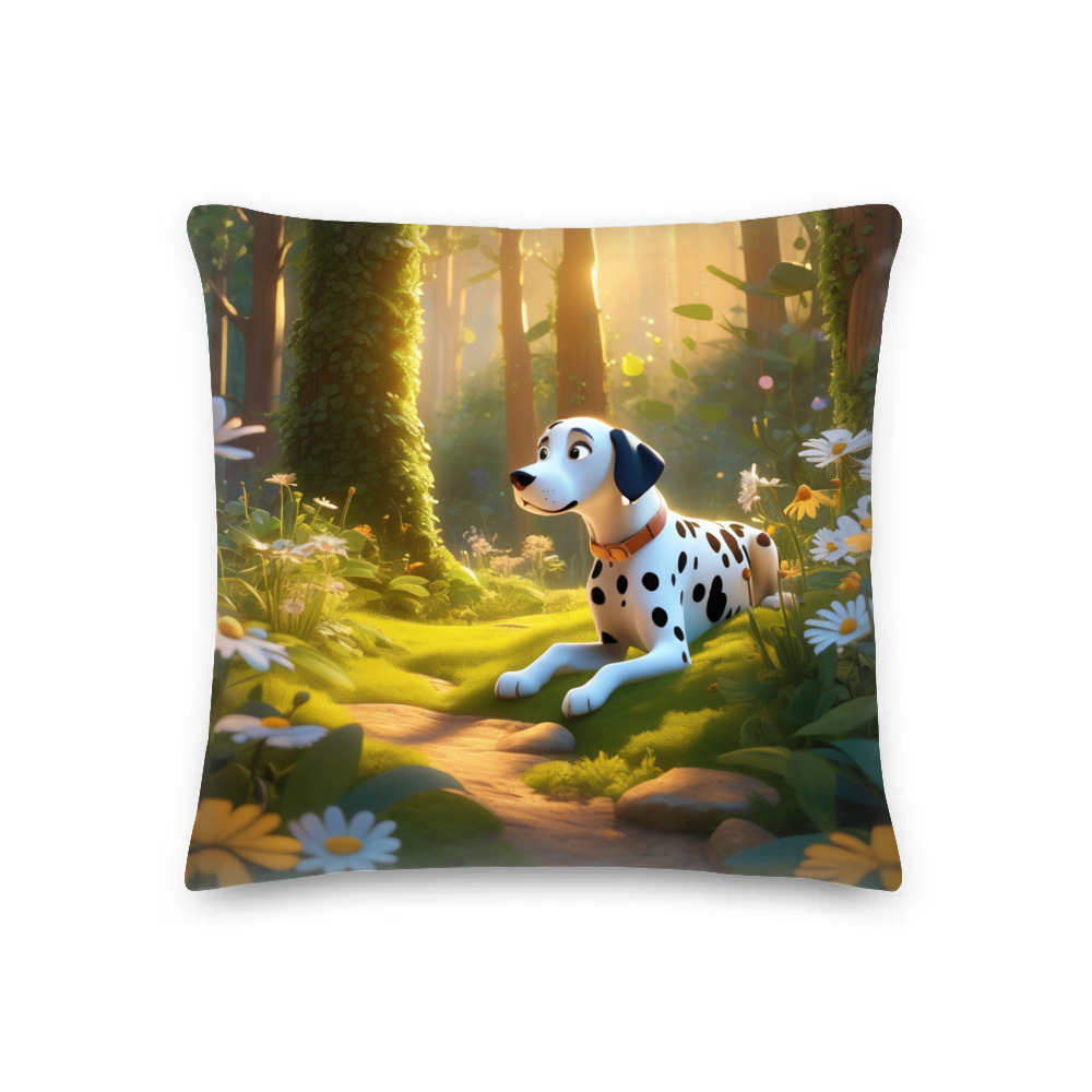 PugMug Custom Dalmatian Premium Pillow