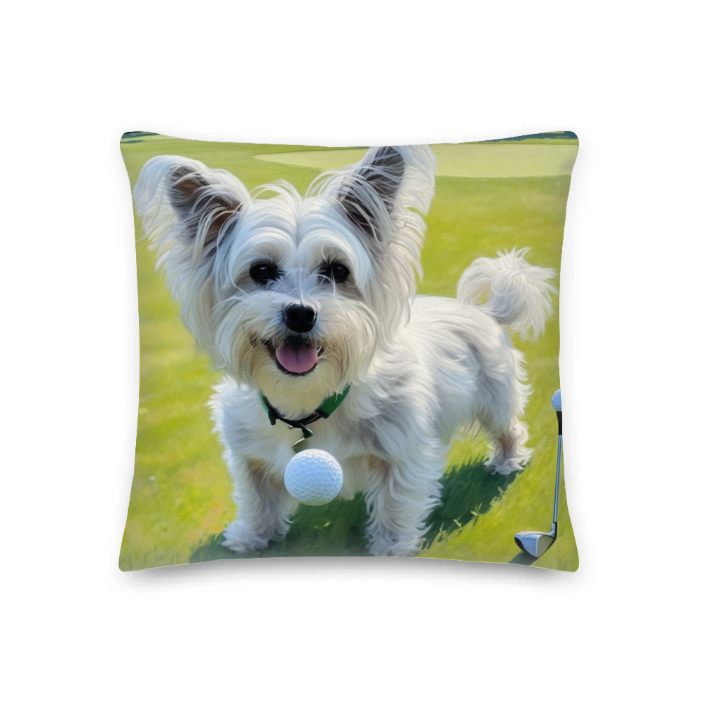 PugMug Custom Leo Premium Pillow