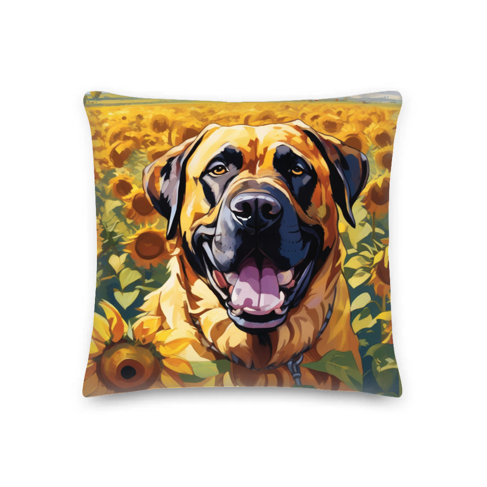 PugMug Custom Mastiff Premium Pillow
