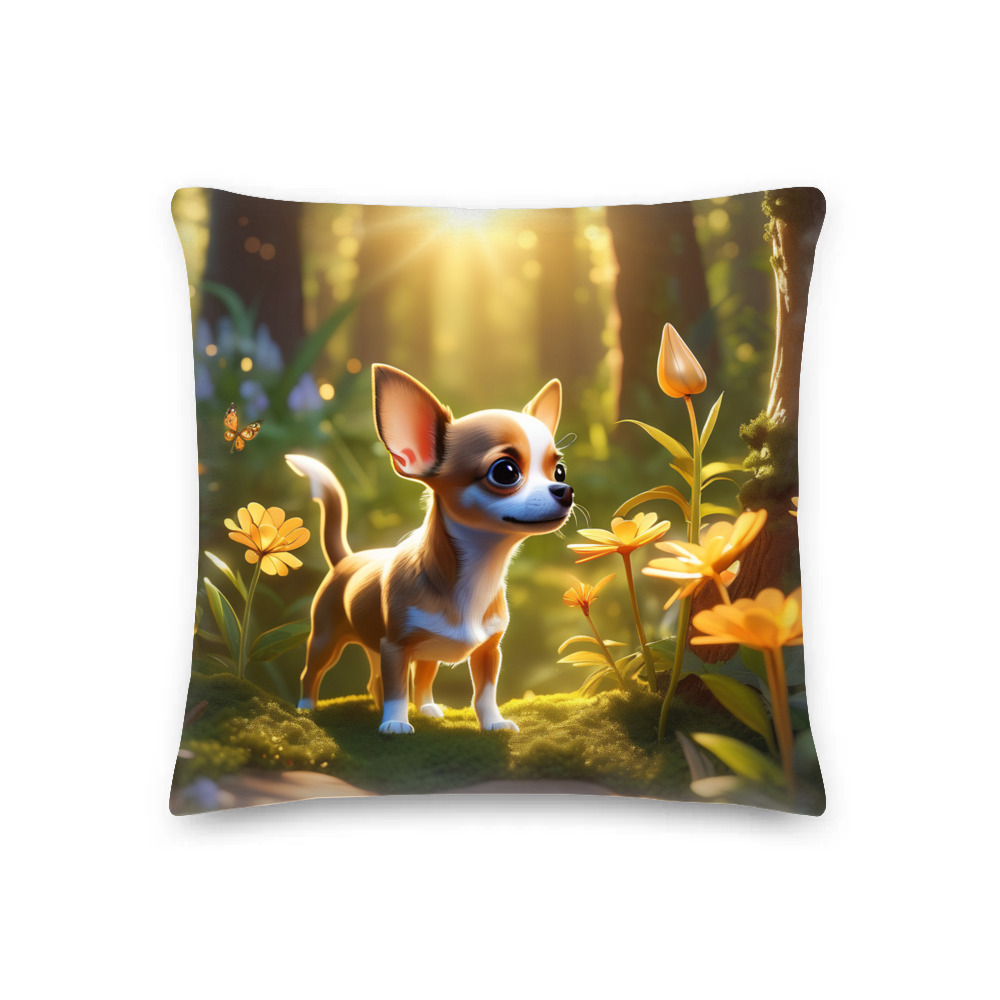 PugMug Custom Chihuahua Premium Pillow