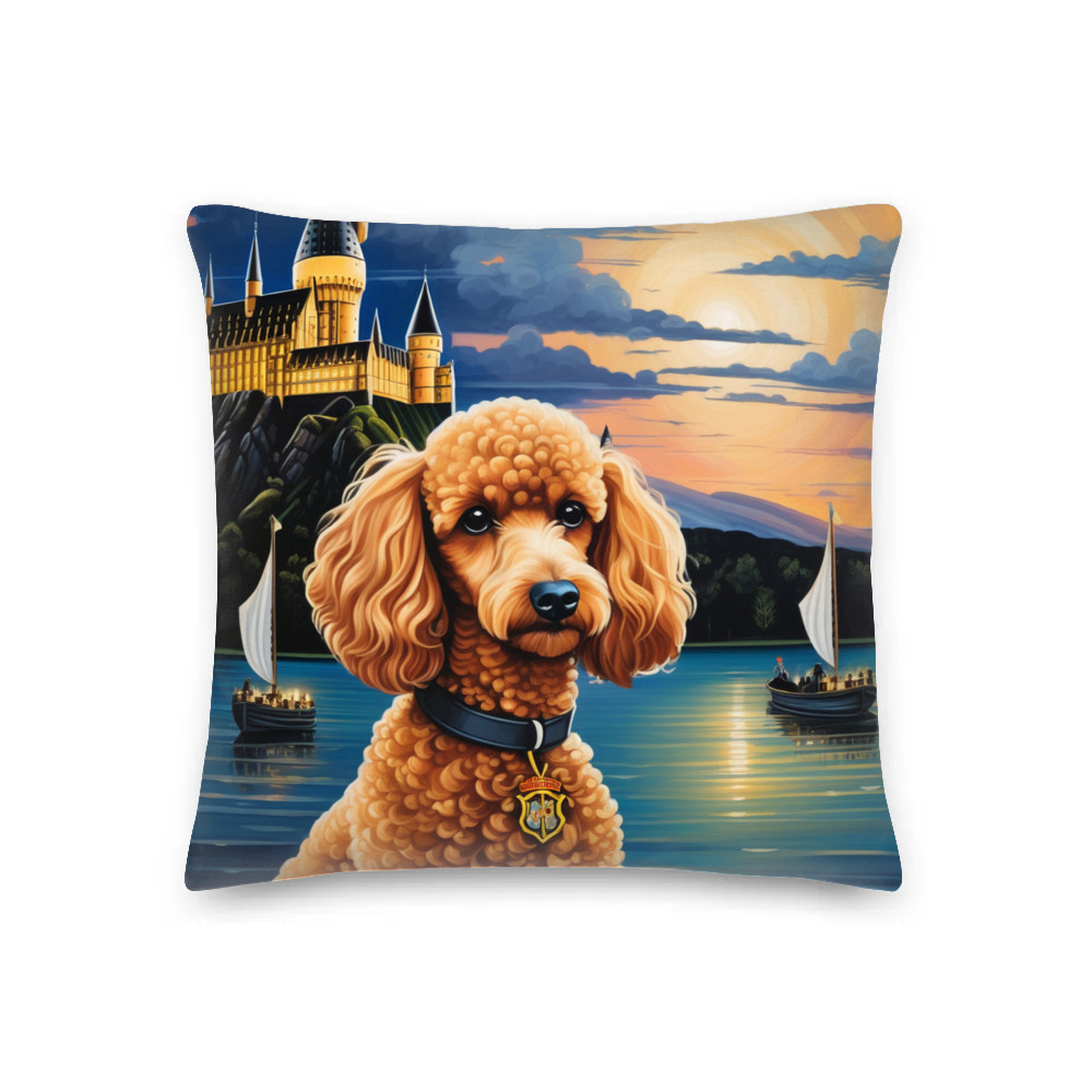 PugMug Custom Tan Poodle Premium Pillow