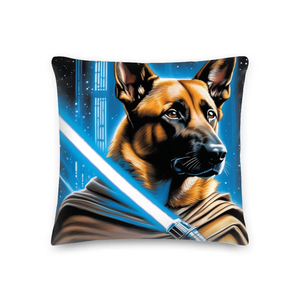 PugMug Custom Belgian Malinois Premium Pillow