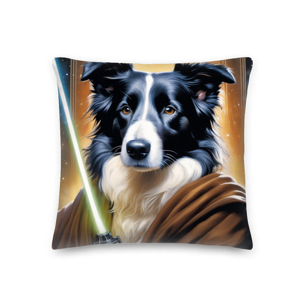 PugMug Custom Border Collie Premium Pillow