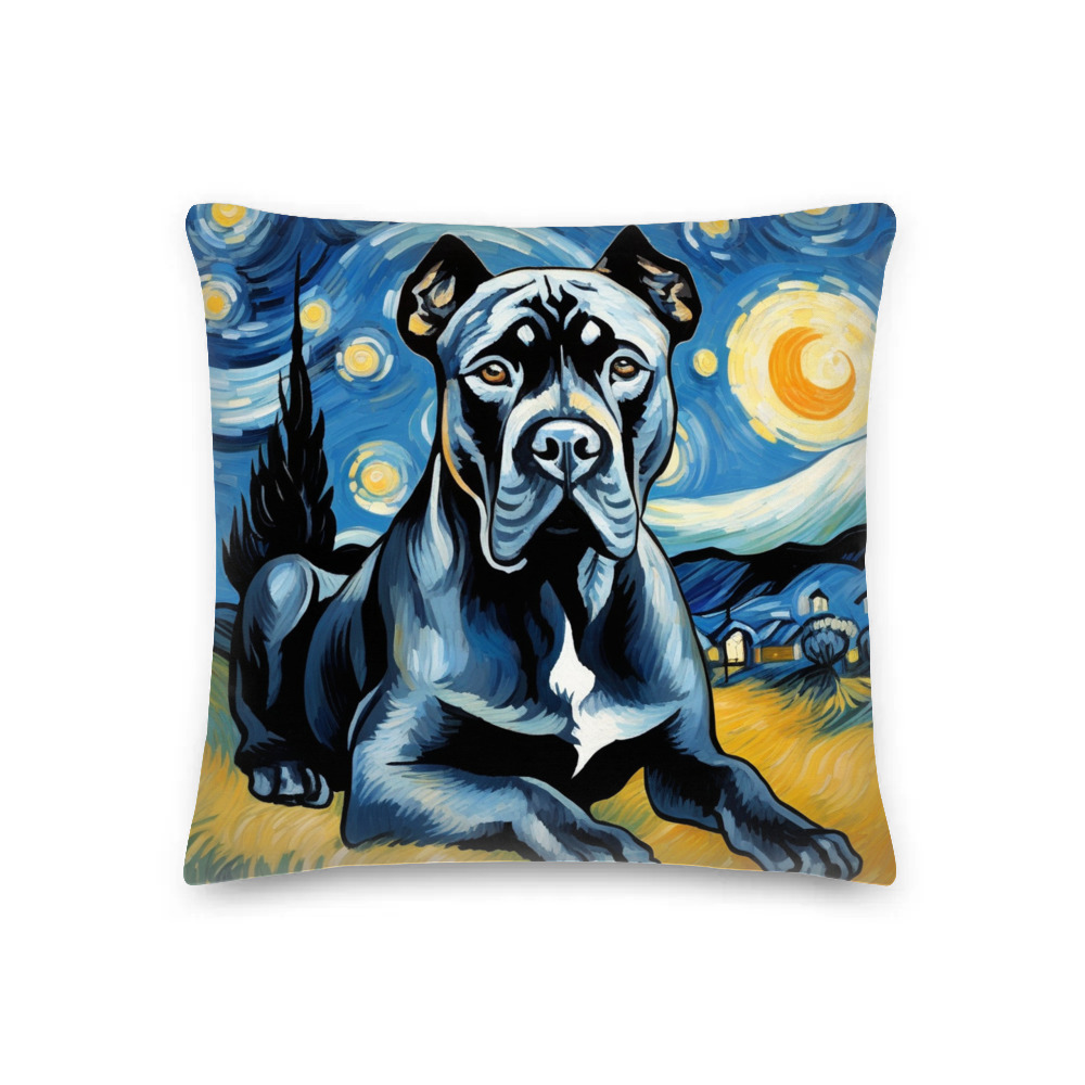 PugMug Custom Cane Corso Premium Pillow