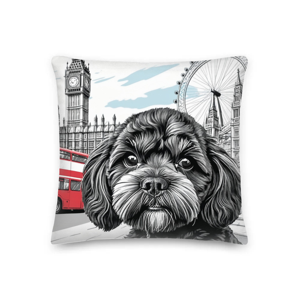 PugMug Custom Lily Premium Pillow